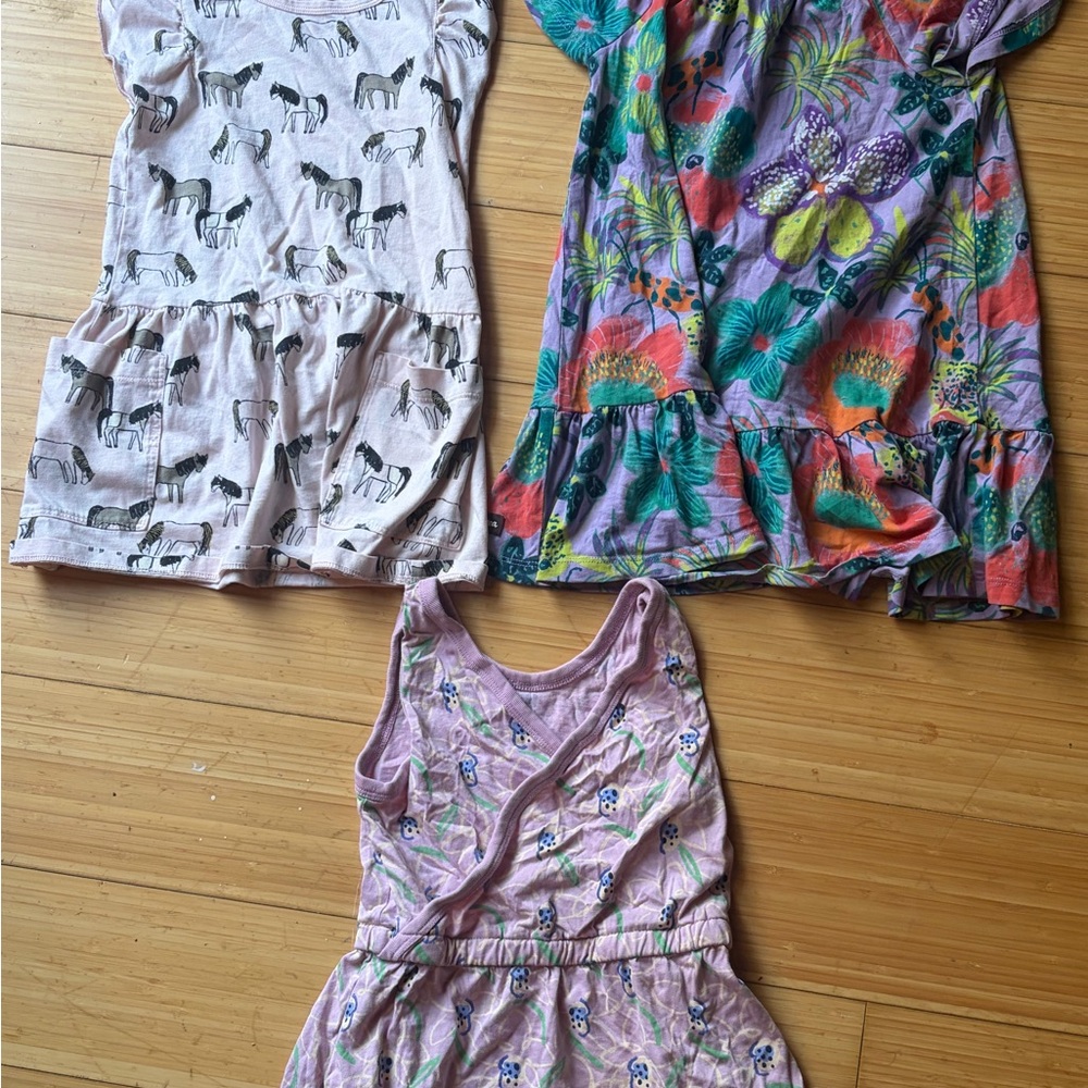 Tea Collection Kids Dresses - Purple, Pink, Multicolor—4T
